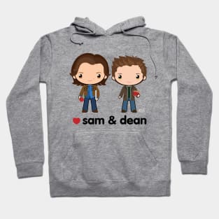 Love Sam & Dean - Supernatural Hoodie